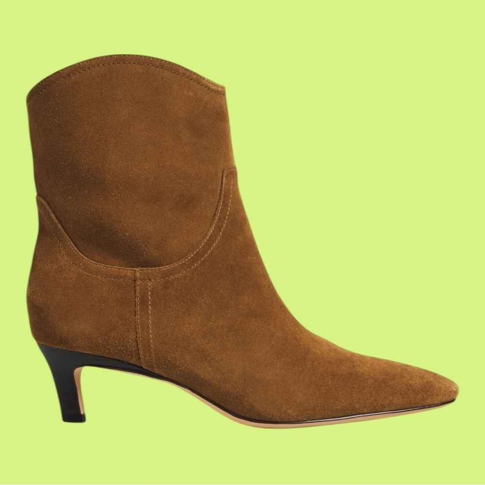 Nordstrom Brown Suede Ankle Boots